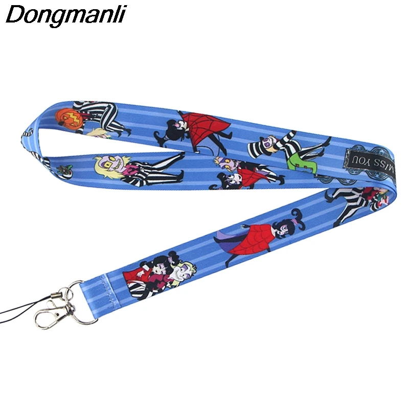 

DZ892 Ghost Lanyards for Key Neck Strap For Card Badge Gym Key Chain Lanyard Key Holder DIY Hang Rope Keychain