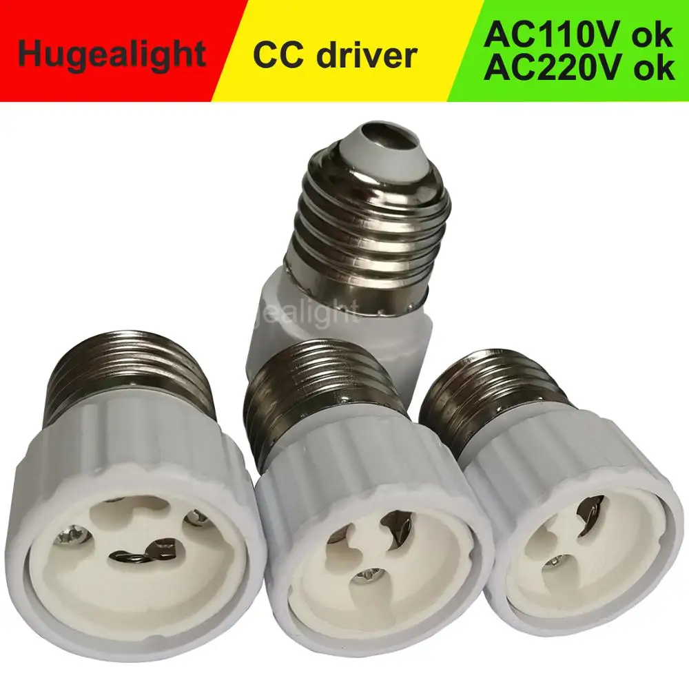전구 어댑터 컨버터, LED E27-GU10 소켓 재료 램프 홀더 컨버터, 소켓 어댑터 전구 베이스 타입, 로트당 3 개