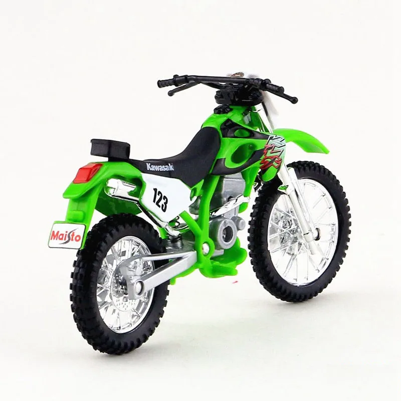 1:18 Kawasaki Moto Toy вся модель с базой Maisto литой автомобиль модель ниндзя ZX KLX Металлический Игрушечный Автомобиль H2R вулкан игрушки для детей