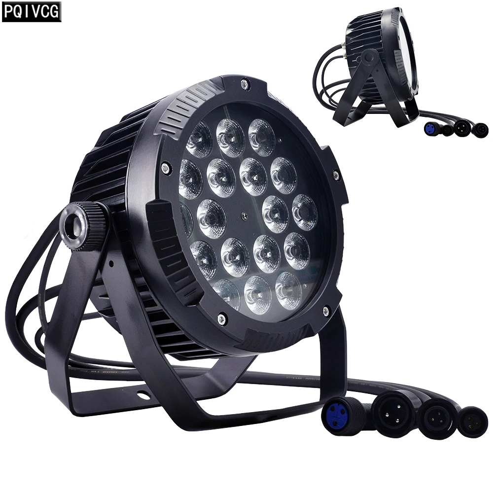 18x12 Вт наружный водонепроницаемый светодиодный светильник DMX 4/8CH