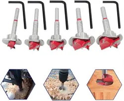 Mèches en carbure réglables, diamètre 15,20,25,30,35mm, 1 pièce, ouvre trou de charnière, embout d'alésage, embouts réglables en carbure 