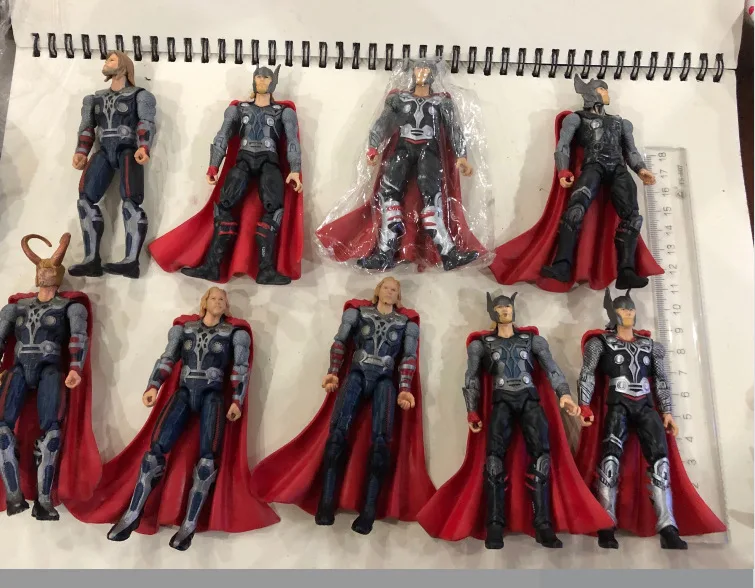 

1pcs at random Original Garage Kit 3.75'' Marvel: Thor Joints Doll Action Figure Collectible Model Loose Toy No Box