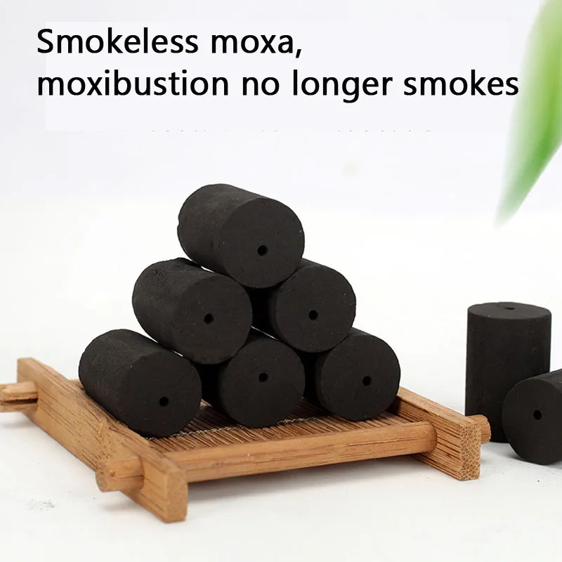 Smokeless Moxa Carbonized, Smokeless 54 Moxibustion Needles Can Be Used for High-temperature Broiling Therapy