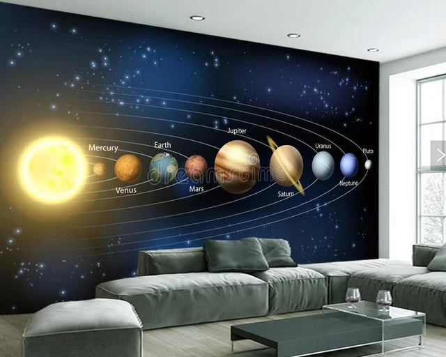 Solar System Wallpaper For Bedroom