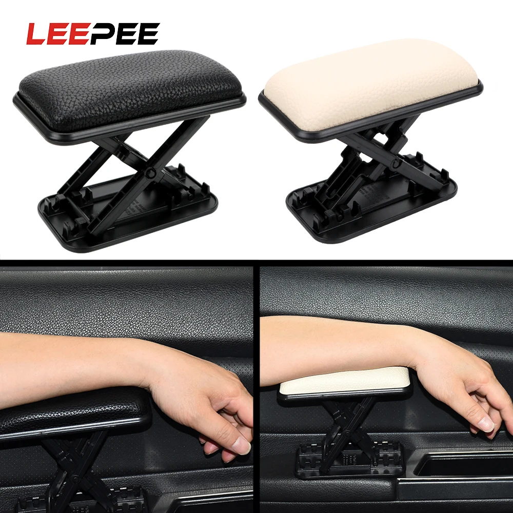 LEEPEE Car Door Armrest Pad Elbow Support Anti fatigue Arm Protective