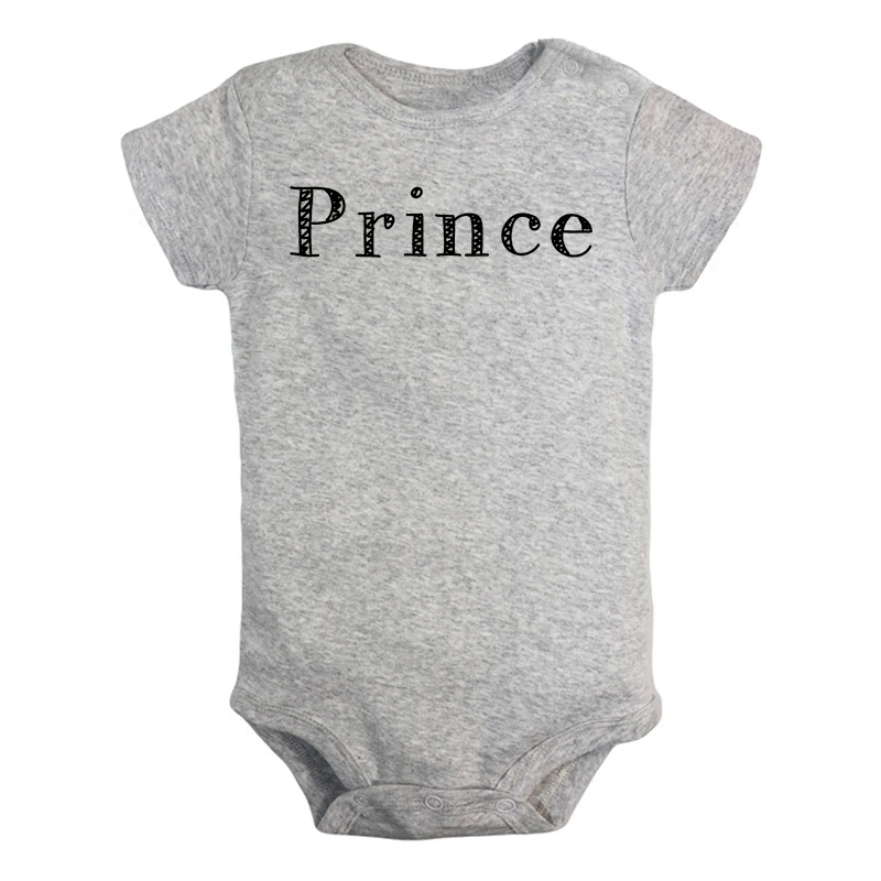 Одежда для новорожденных мальчиков и девочек с надписью «I am a princess I'm not a baby» комбинезон с принтом для малышей, боди с короткими рукавами, хлопковая одежда - Цвет: JaBaby2783GD
