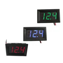 

2 Wire 0.56" AC 30V-500V LED Digital Voltmeter Voltage Meter Monitor Tester For 110V 220V 380V Tester Tools