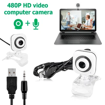 

High-definition webcam, optical glass lens 300,000 pixels, suitable for plug-and-play use in notebook desktop computers