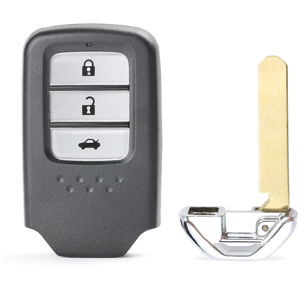 Keyecu умный дистанционный брелок 3 кнопки 313,8 МГц ID47 Замена для Honda Accord+ FCC: KR5V1X