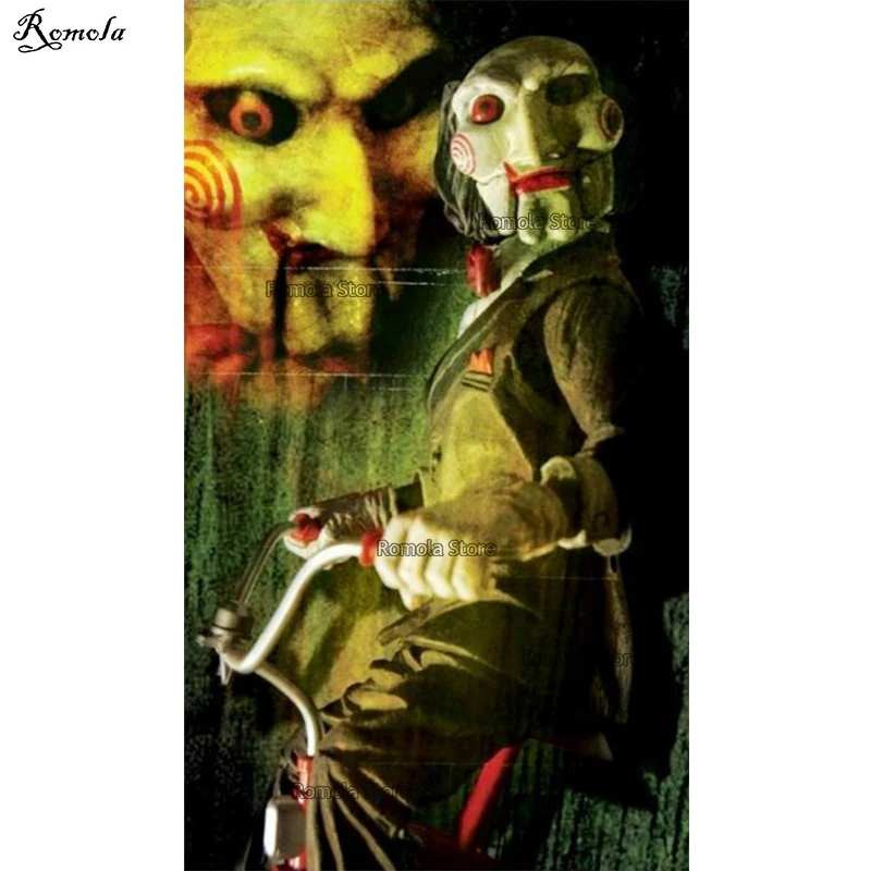 

Horror clown Movie character diamond painting Home wall stickers decor 5D DIY full square / round embroidery resin pattern gifts