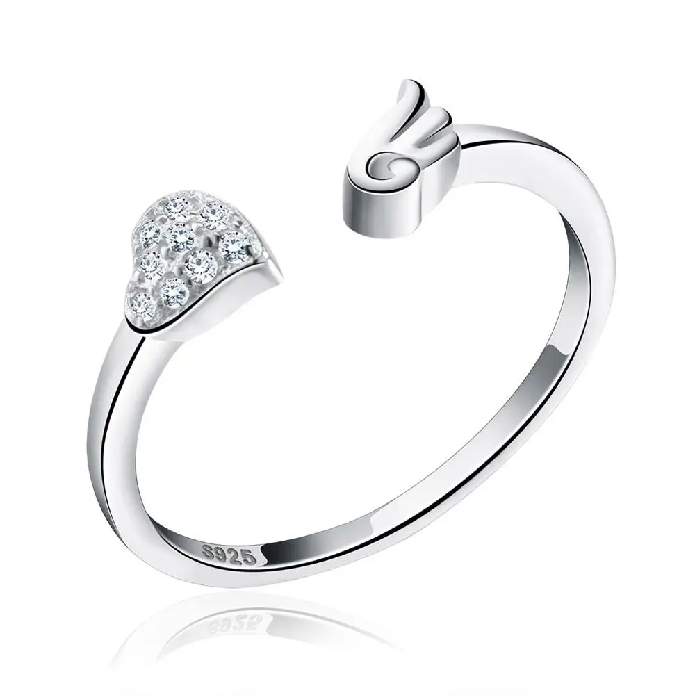 Effie queen, настоящее 925 пробы, серебряные женские кольца с верхом, имитация жемчуга, регулируемое кольцо на палец, обручальное кольцо, ювелирное изделие BR16 - Цвет камня: BR02