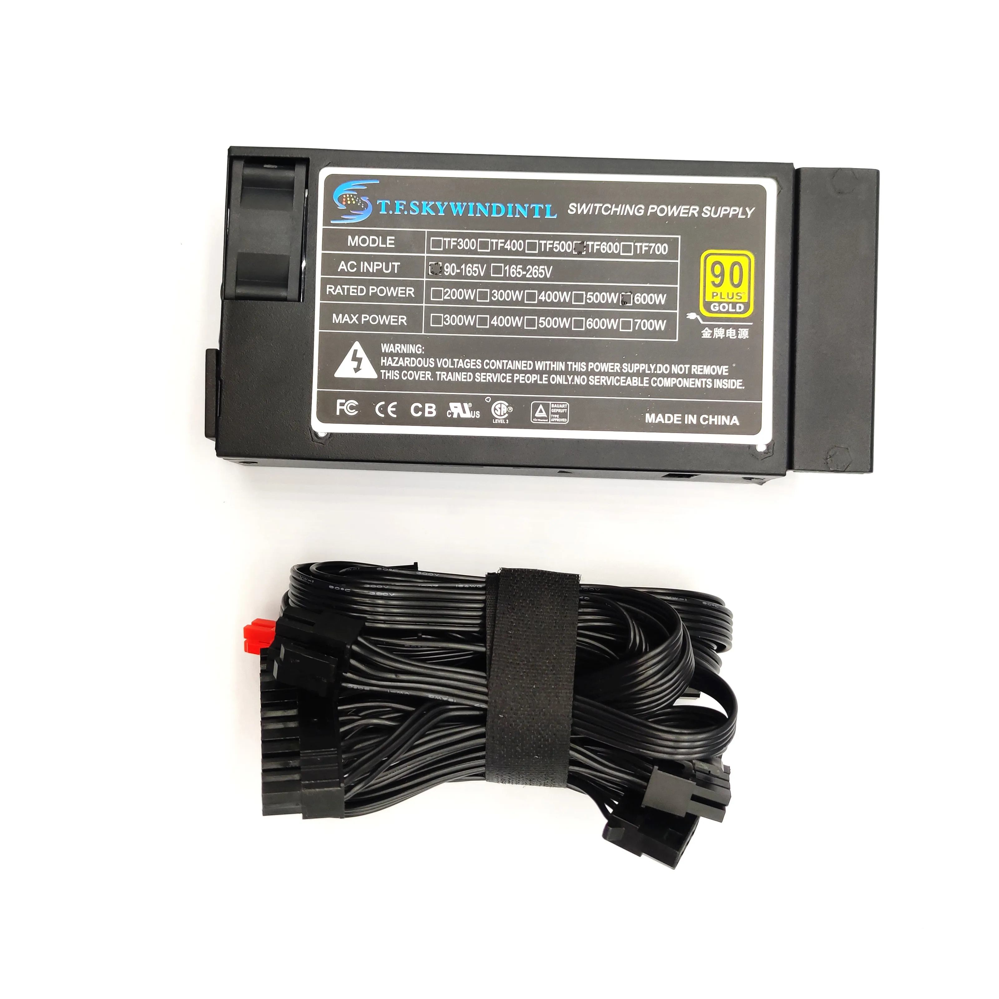 Fonte de Alimentação Pequena do Computador 600w para Itx Flex-atx Modular Completa Pequena Computador 1u Psu pc - Imagem 2