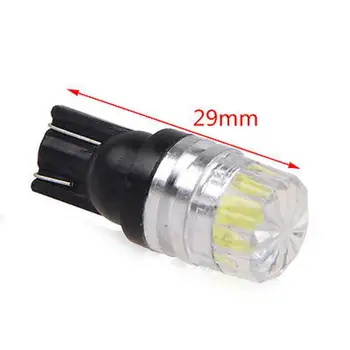 

2Pcs White 2 LED 5630 SMD T10 W5W Wedge Lens Light Car Vehicle Bulb Lamp DC 12V