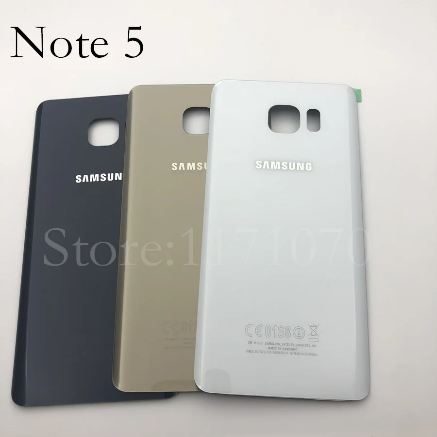 Note5 задняя крышка батарейного отсека стекло для Samsung Galaxy Note 5 N920 N920F N9200 N920FD корпус