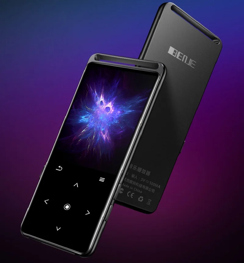 blk BENJIE M6 Bluetooth 5,0 без потерь MP3 плеер 16 Гб Hifi портативный аудио Walkman с FM радио Электронная книга диктофон - Цвет: blk