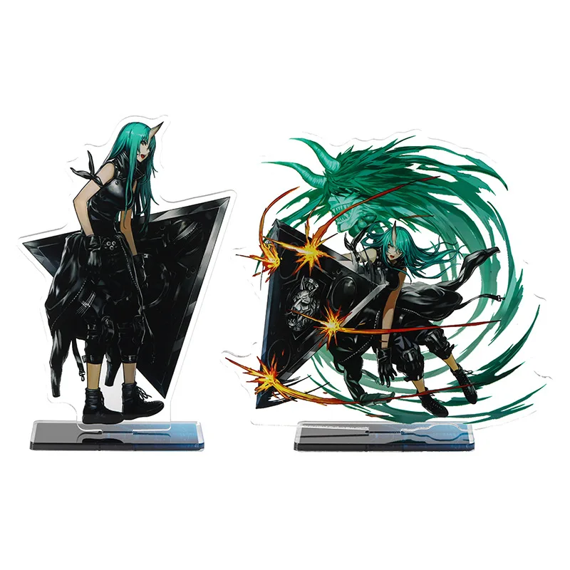 Arknights брелок Exusiai Earthspirit Ifrit SilverAsh Парфюмер Hoshiguma Милый Забавный мультяшный акриловый брелок для ключей модное ювелирное изделие