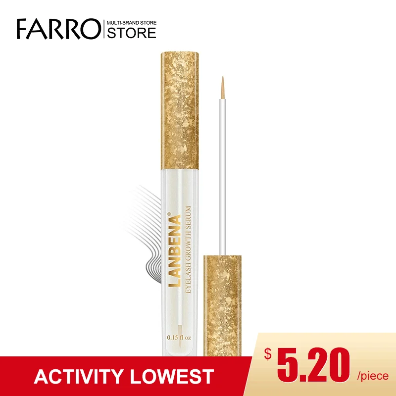 

LANBENA Eyelash Growth Eye Serum 7 Day Eyelash Enhancer Eye Care Enhancer Longer Fuller Thicker Lashes Eyelashes