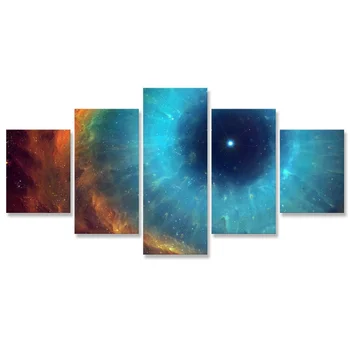 

Eye for an Eye Space Canvas Prints Paintings Home Decor 5 Pieces Poster Living Room Modular Pictures Wall Art