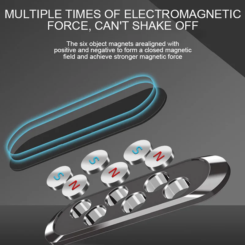 Magnetic Phone Holder Multi-Function Magnet Car Phone Holder Mobile Phone Holder for Car Office Bedroom for iPhone all Phones