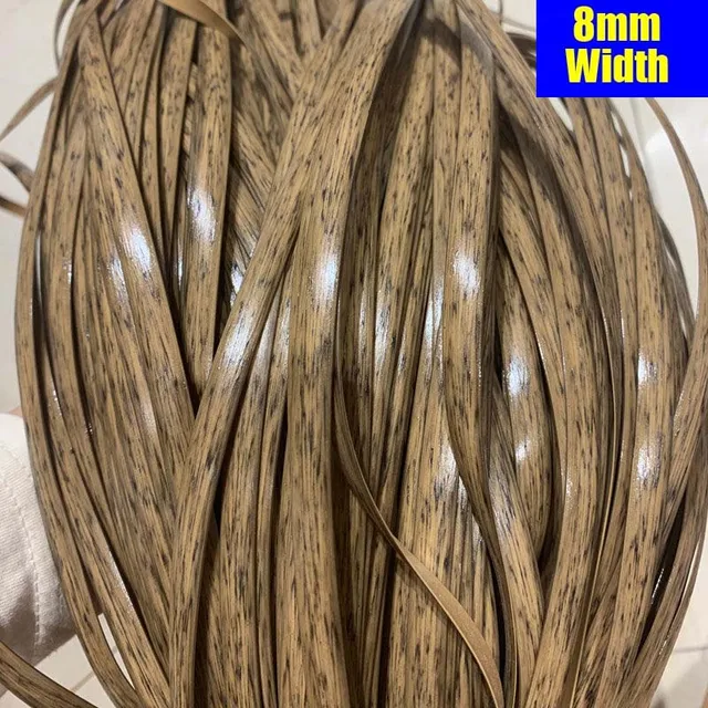 10 Meters PE Gradient Flat Synthetic Rattan Material Roll Handmade Weaving Rope Repair Furniture Bed Sofa Chair Table Basket 7
