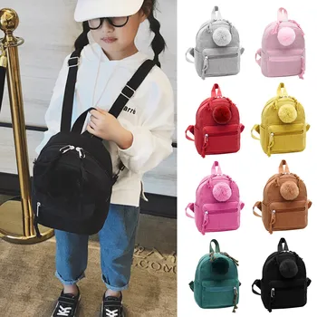 

Cute New Backpack Women Large Capacity Solid Color Bagpack mochila mujer Corduroy Casual Backpack plecak School Bag bolsos #C9
