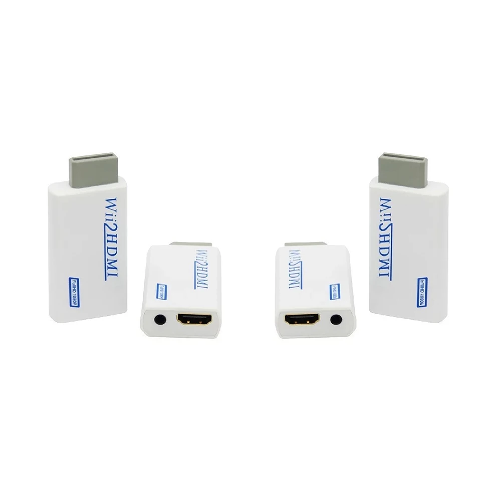 Для wii к HDMI видео с высокой чёткостью Upscaling конвертер адаптер Белый+ HDMI кабель 720P 1080P
