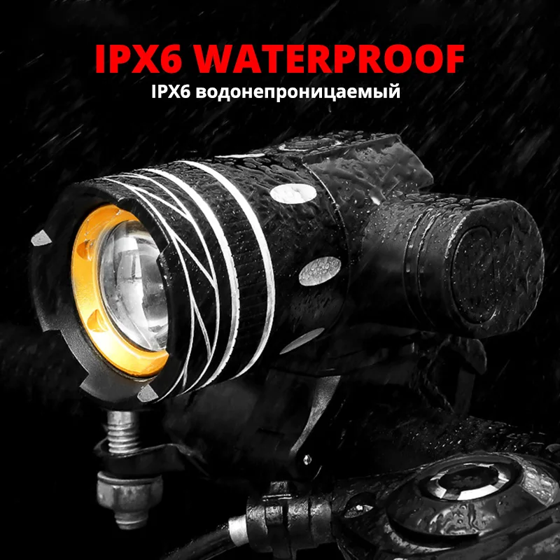 Upgrade LED Bicycle Light T6 3modes Bike Light USB Cycling Light IPX6 Waterproof Bike accessories Built-in 2400mah Battery Upgrade LED Bicycle Light T6 3modes Bike Light USB Cycling Light IPX6 Waterproof Bike accessories Built-in 2400mah Battery