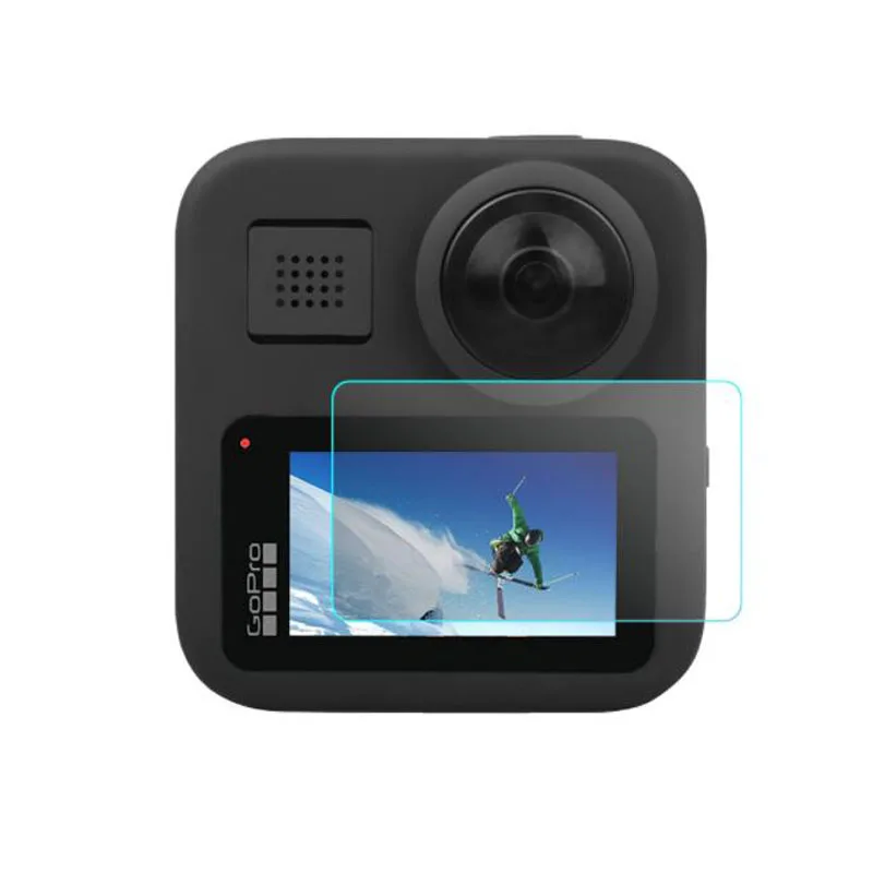 Закаленное стекло дисплей защитное покрытие ЖК-экрана чехол для GoPro Max черный Go pro экшн Спортивная камера защитная пленка аксессуар