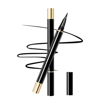 

0.6ml Natural Look No Glue Non Blooming Eyelashes Sticking Liquid Eyeliner Black Smooth Women Quick Drying Self Adhesive