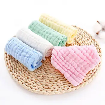 5pcs/lot 6-layers Bottom Water Washing Handkerchief 1