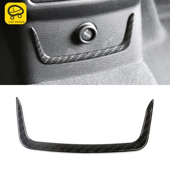 

CarManGo Car Accessories Rear Seat Cigarette Lighter Panel Trim Frame Cover Sticker Interior Decoration for BMW X1 F48 2016-2020