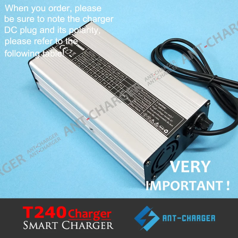 Customized 240W 12V 10A 24V 7A 36V 5A 48V 4A 60V 3A EV Car Golf Cart UPS GEL AGM Maintenance-free Lead-acid Battery Charger (2)