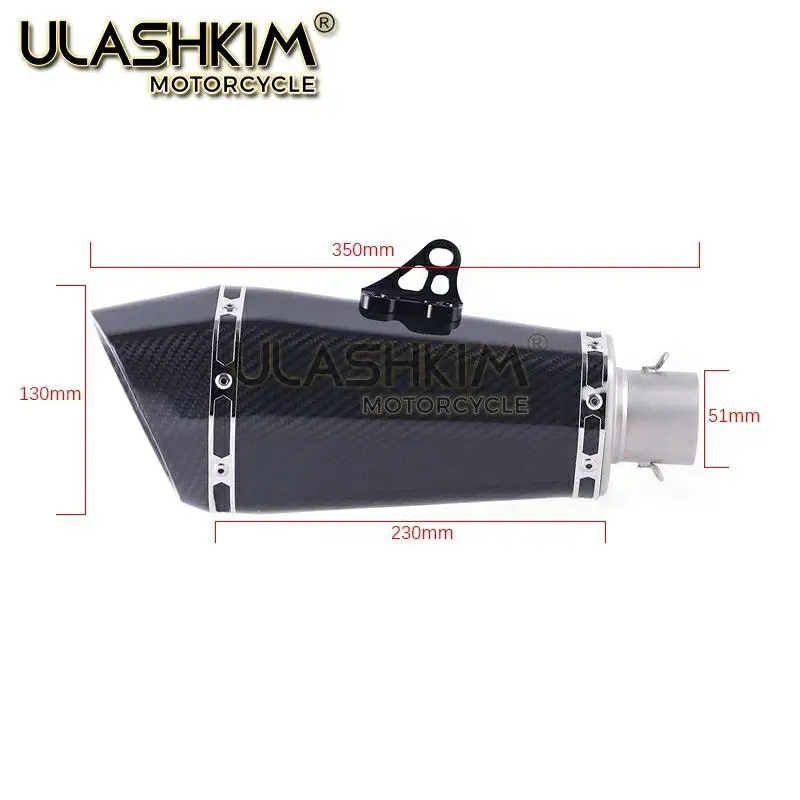 Полный глушитель выхлопной трубы мотоцикла системы средней Слипоны для DUKE 390 250 125