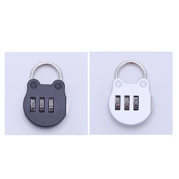 

2Pcs Combination Travel Suitcase Luggage Padlock Digit Push Password Lock Zinc Alloy Security Lock Suitcase Coded Lock Cupboard
