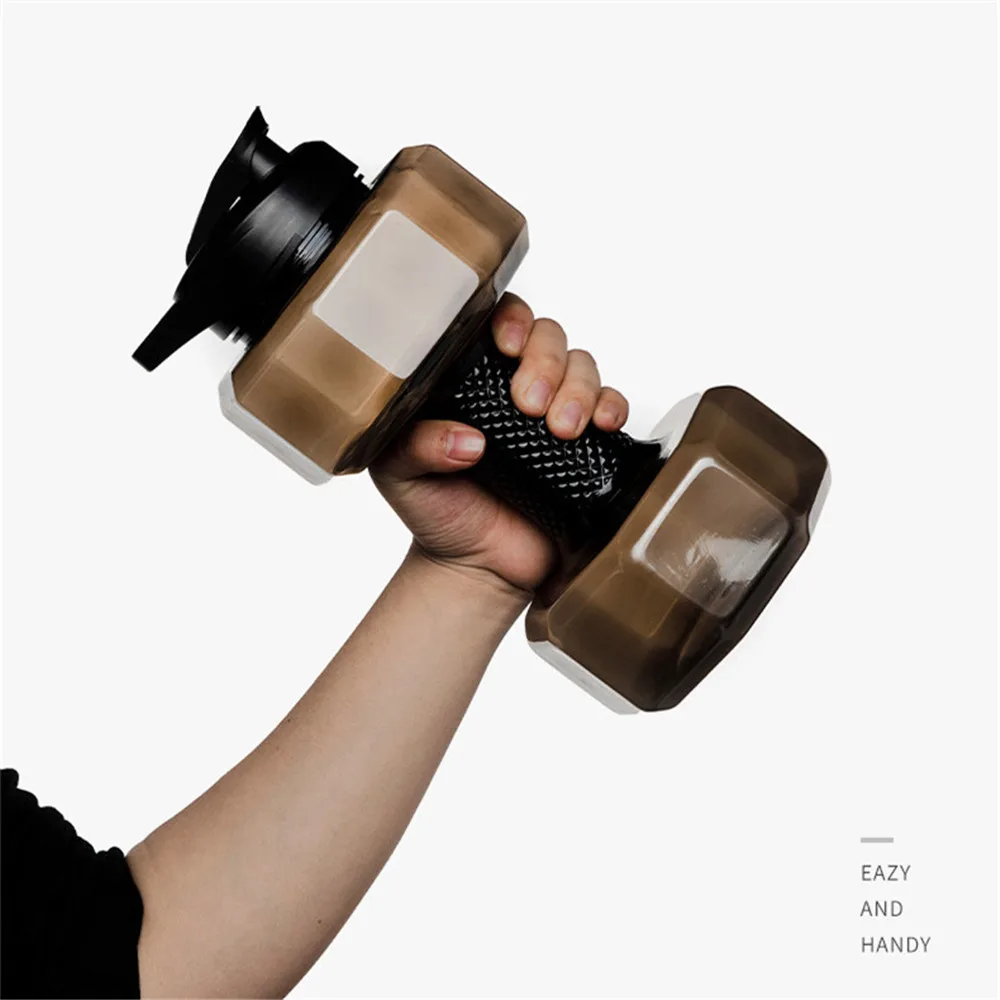 Dumbbells Water Bottle Free Weights Water 2.6 L Dumbbells Large Water Bottle Free Sports Running Fitness Kettle Gym Dumbell