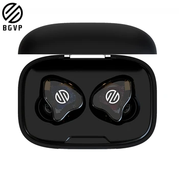

NEW BGVP Q2 TWS Wireless bluetooth Earphone Fever HiFi Wireless Stereo In Ear Earbuds Headset Support MMCX Wired Mode with Mic