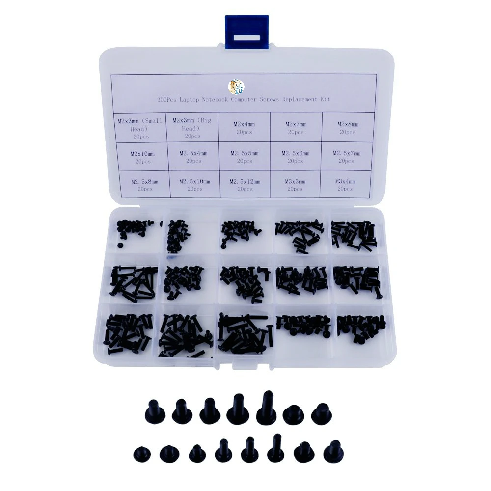 300pcs/box Round Head Screws Set M2 M2.5 M3 Screw Bolts for Laptop Notebook Micro Screws SCRW-011154 300pcs/box Round Head Screws Set M2 M2.5 M3 Screw Bolts for Laptop Notebook Micro Screws SCRW-011154