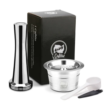 

Refillable Coffee Capsule Tamper Spoon Kit For ALDI Expressi Kfee19595REDCN370 Coffeemaker Machine Accessories