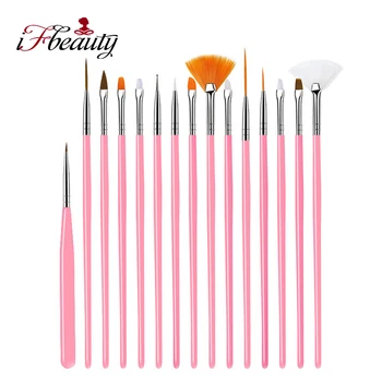 

15Pcs/Set Brush For Gel Nail Polish Painting Drawing Nail Brush For Manicure Gel Brush For Nail Art