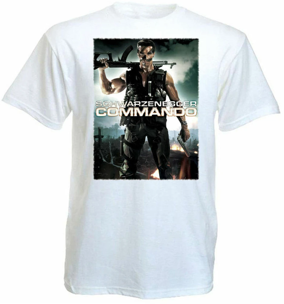Commando V3 футболка белый плакат все размеры s S 3Xl больше размера d |