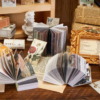 

4 Designs Mixed Total 800 Sheets Mini Paper Notes Pad DIY Decoraton Material Journal Diary Scrapbooking Supplies