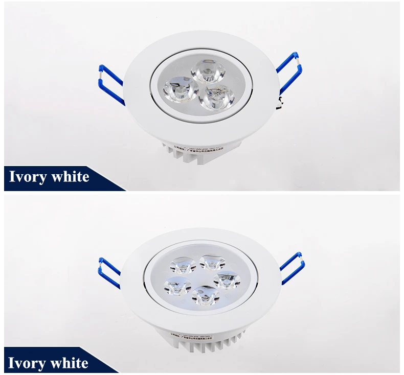 1pcs round Dimmable Led downlight light Ceiling Spot Light 3w 6w 10w 14w 18w ac110-230V ceiling recessed Lights Indoor Lighting semi flush ceiling lights