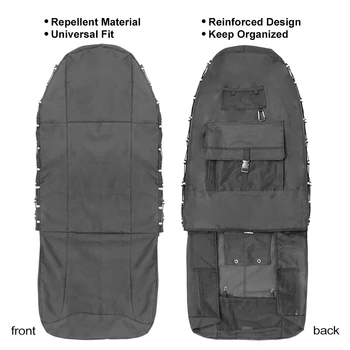 

Accessories Dustproof Interior Waterproof Oxford Fabric Detachable Protection Single Universal With Pocket Car Front Seat Cover