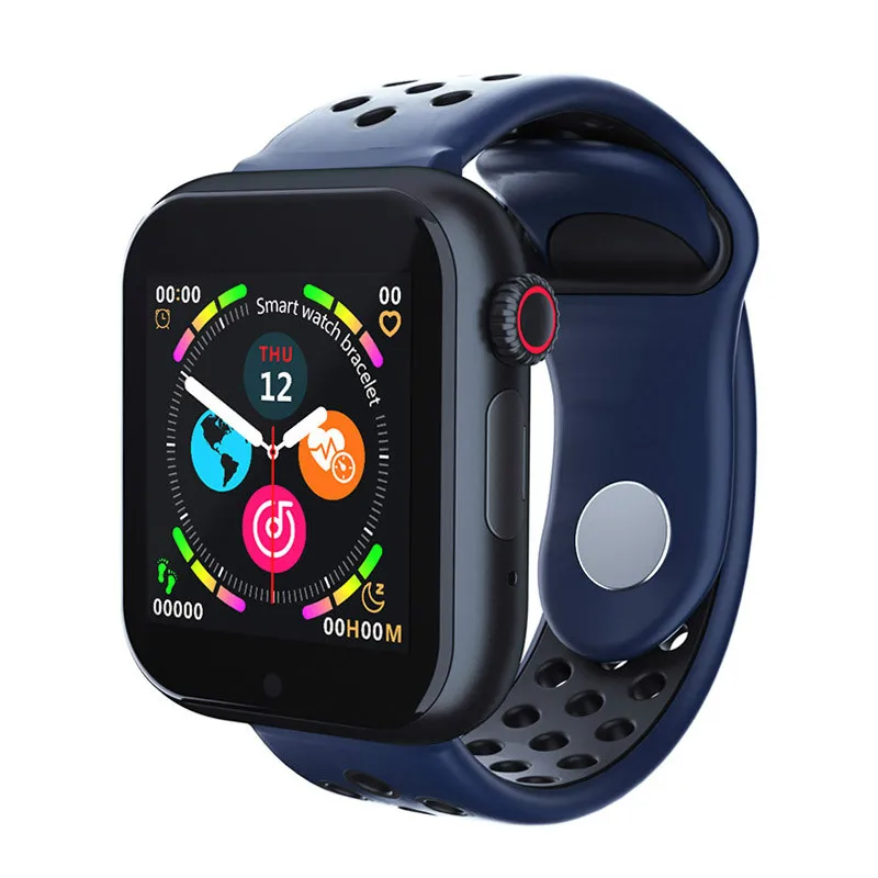 Z6S Смарт-часы Bluetooth Horloge Ondersteunt Android телефон Sim-kaart камера Сенсорный экран SIM TFCard Sport Klok - Цвет: blue