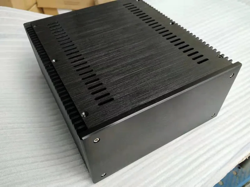 BRZHIFI BZ2412B алюминиевый чехол с двойным радиатором для усилителя мощности класса A