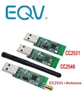 Sem fio zigbee cc2531 cc2540 sniffer, placa natural, protocolo, analisador, módulo, interface usb, dongle captura, módulo de pacote