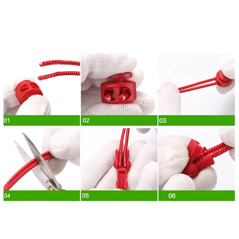 1 Pair Elastic Shoelaces Round Locking No Tie Shoe Laces Kids Adult Quick Lazy Laces Rubber Sneakers Shoelace For Running