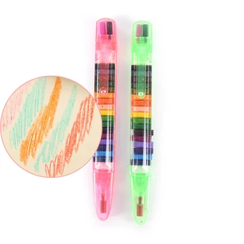 

Children's crayon color crayon multi-color non-toxic washable safe children's crayon painting drawing drawing coloring pen