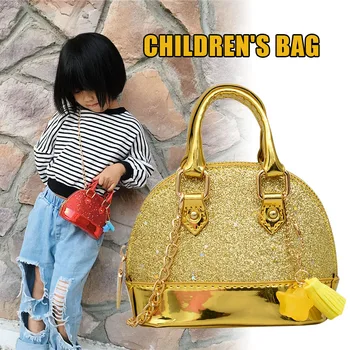 

Hot Selling Trendy Kids Glitter Shoulder Bag Mini Grirls Crossbody Handbag Purse -B5