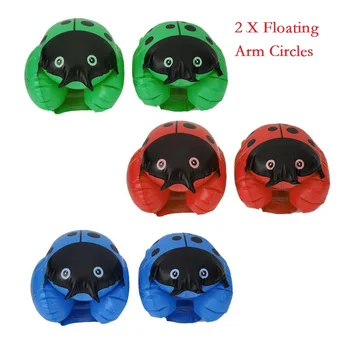 

2pcs Set Child Swimming Aid Floating Arm Circle Children Swiming Buoy Ring Cartoon Pictures Floating Ring Kid Swimming Equipment